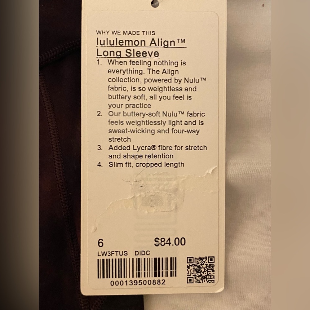 Lululemon Align Long Sleeve